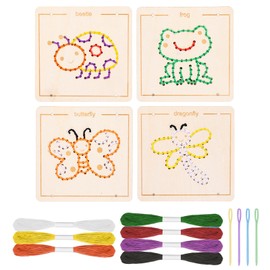 BDSHUNBF Children's Sewing Kit, Animal Shapes Craft Set for Children and Beginners, My First Sewing Kit Sewing Learning for Children, DIY Art Craft Creative Craft Set Children's Craft Set