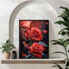 Rose Diamond Painting Adult Red Rose Diamond Painting Full DIY