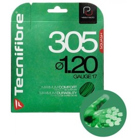 Squash Racket for Gut tecnifiber tekunifaiba- 305 1.20 Gauge (Green) Set of 3 