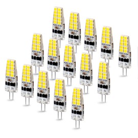 TL HONGPHUC G4 LED Bulb 12V 2W Equivalent 30W 3000K Warm White 250 Lumens 360°Beam Angle LED Light Bulb for Landscape Lighting, G4 LED Replacement Bulbs Low Voltage Landscape Lighting (15PCS)