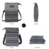 Roomy - Cartera de lona para teléfono celular, con correa
