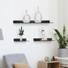 Z metnal Small Adhesive Floating Shelves, Mini Metal Shelf, Decor