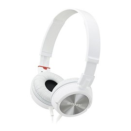 Sony MDRZX300W Fashionable Monitor Style Headphones - White