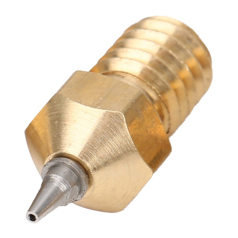 5Pcs 3D Printer Nozzle Set Brass with Stainless Steel Tips
