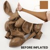 PartyWoo Brown Balloons, 120 pcs Different Sizes Pack of 18