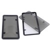 License Plate Frame Cover Set Standard Fit Smoky UV Resistant