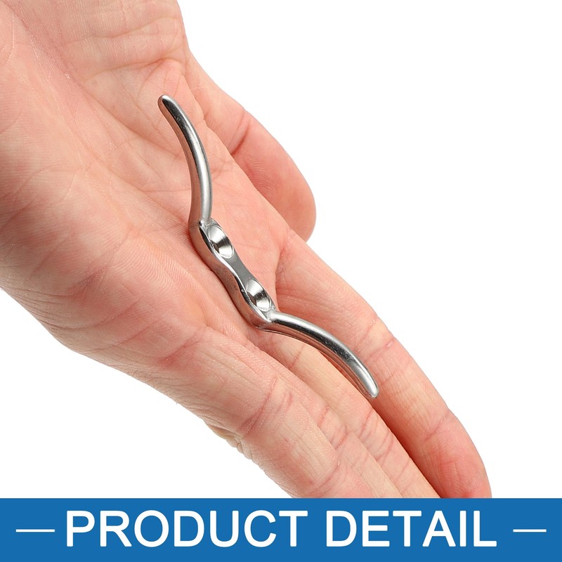A ABSOPRO Boat Flagpole Cleat Hook 2-1/2 Inch Boat Deck