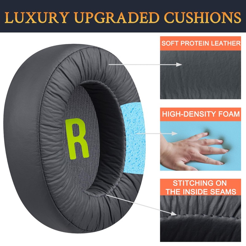 SOULWIT Professional Replacement Ear Pads for JBL JR460 Noise Cancelling