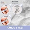 TITANIA Callus slicer with a replacement blade, callus remover with