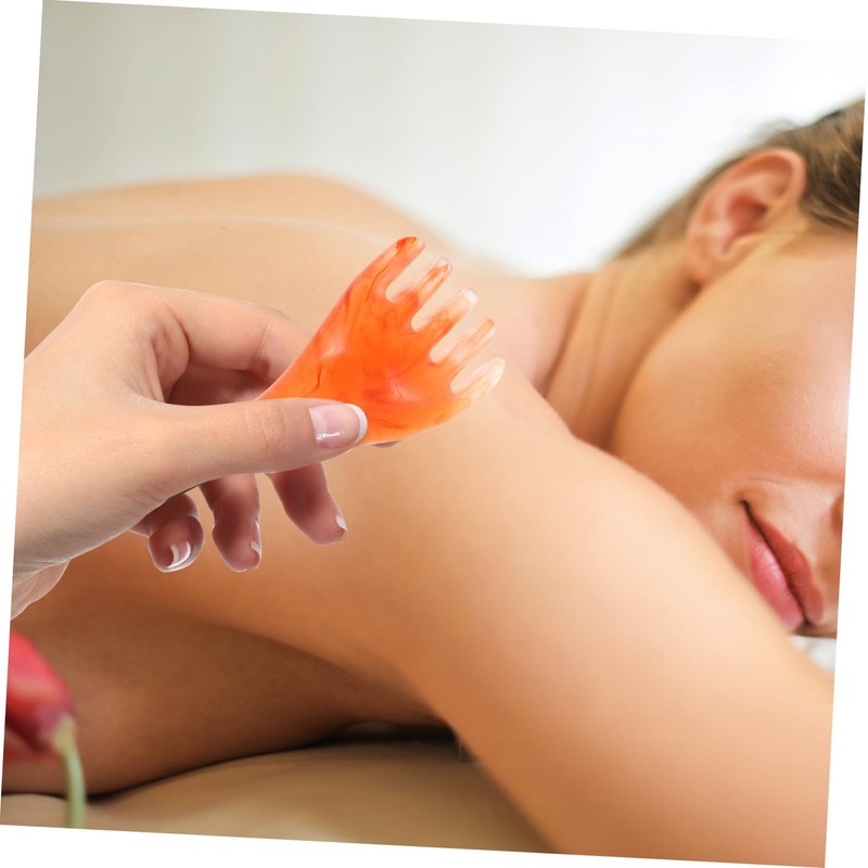 Mikinona Five Claw Jade Comb Handmade Massager Tool for Facial