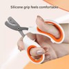 Pet Nail Clippers with Circular Cut Hole and Grooming Kit,2-in-1