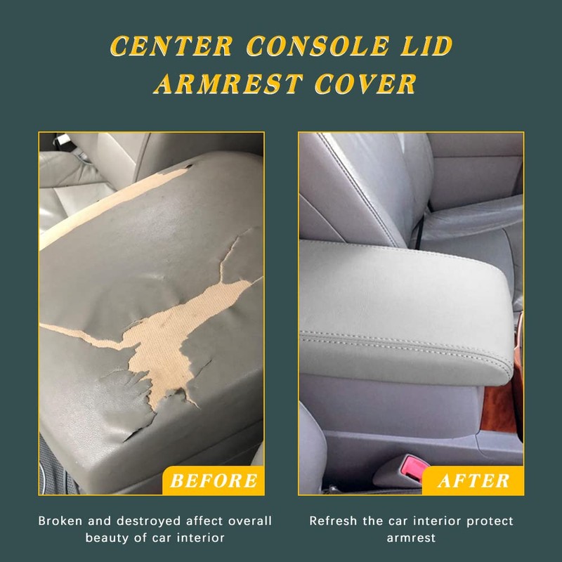 A ABIGAIL Center Console Armrest Cover Compatible with 2009 2010