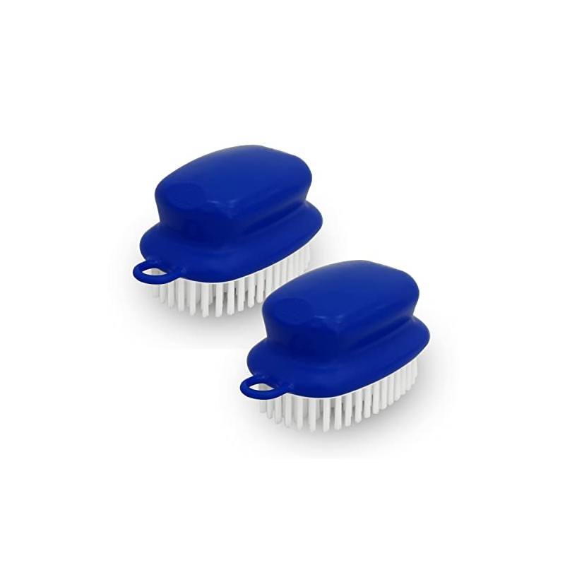 2-Pack Vegetable Brush | Non-Slip Grip Veggie Scrubber for Cleaning