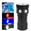 LED Diving Flashlight Portable Professional Underwater Lighting Waterproof Submarine Lamp