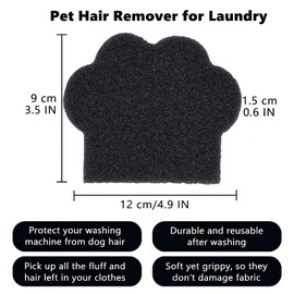 Pet Hair Remover for Laundry (6 Pack) – Reusable Dog & Cat Hair Catcher for Washer & Dryer, Collects Pet Hair, Lint, and Loose Fibers from Clothes, Bedding, Blankets