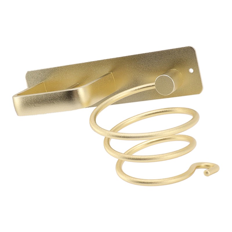Hair Dryer Holder Hair Straightener Storage Bracket Rack Space Aluminum