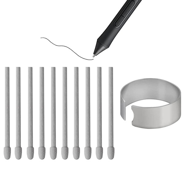 10 x Original Felt Tips Compatible with Wacom Pro Pen