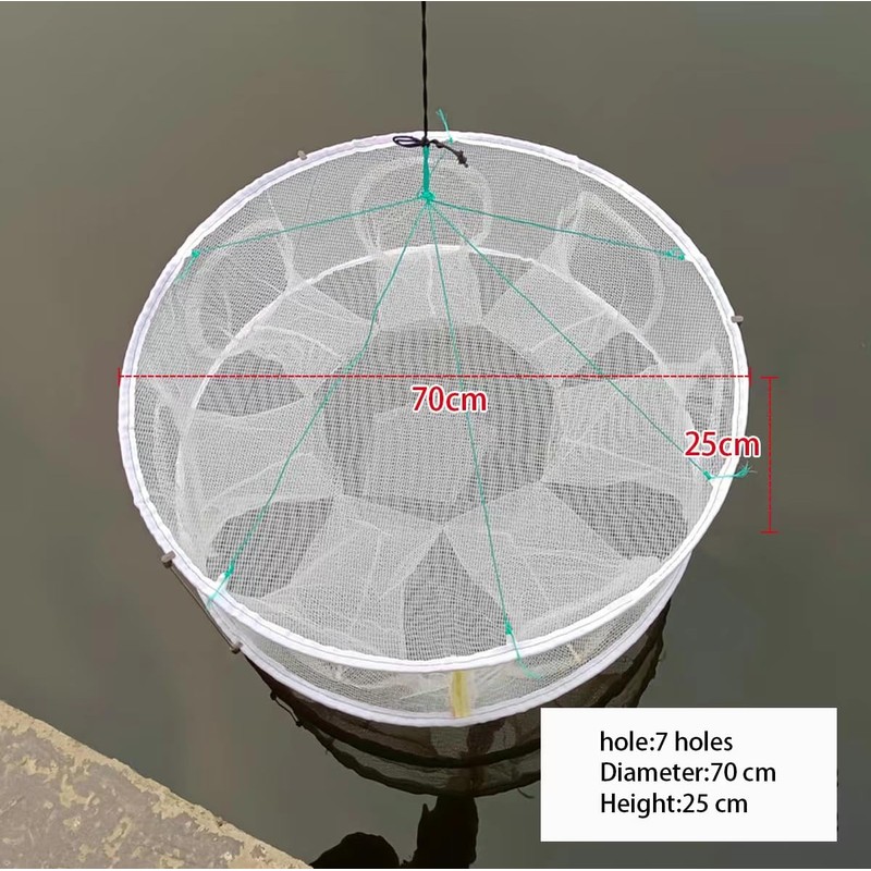 Automatic Folded Fishing Net,Crab Net Fish Net,Casting Cage Crab Net,Foldable
