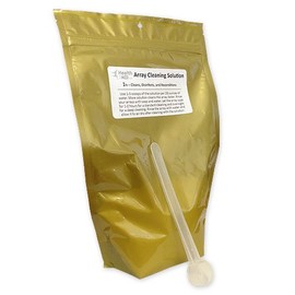 Detox Foot Bath Array Cleaning Solution - 1 pound / 16 ounce in Resealable bags disinfecting and cleaning solution for ionic detox arrays by HEALTHandMED USA