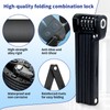 Auto Care Bike Fold Code Lock, 35 Inch Thickened Alloy
