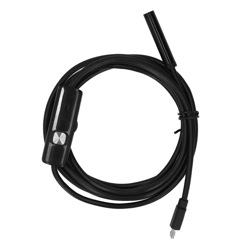 USB Industrial Endoscope with 6 LED Lights 7mm Probe Pipe