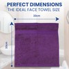 Towelogy Premium Face Cloths 100% Combed Cotton Fade Resistant 33x33cm