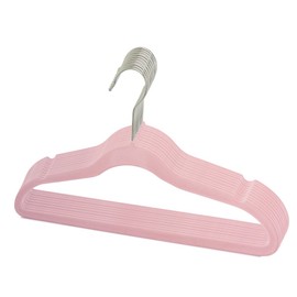 Only Hangers "Petite Size Pink Velvet Suit Hangers - 50 Pack