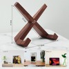 Record Stand, Wooden Dish Holder, Photo Stand, Walnut Wood, Display