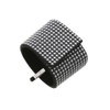 VINGTAINE H7529-GY Magnetic Studded Hair Cuff, Wrap One, Pony Hook,