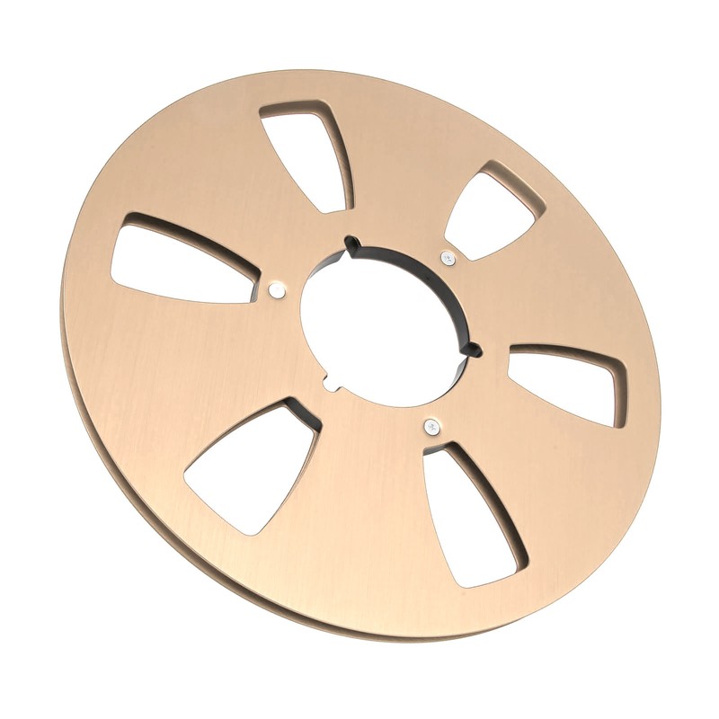 1/4 10.5 Inch Empty Takeup Reel 6 Hole Aluminum Alloy