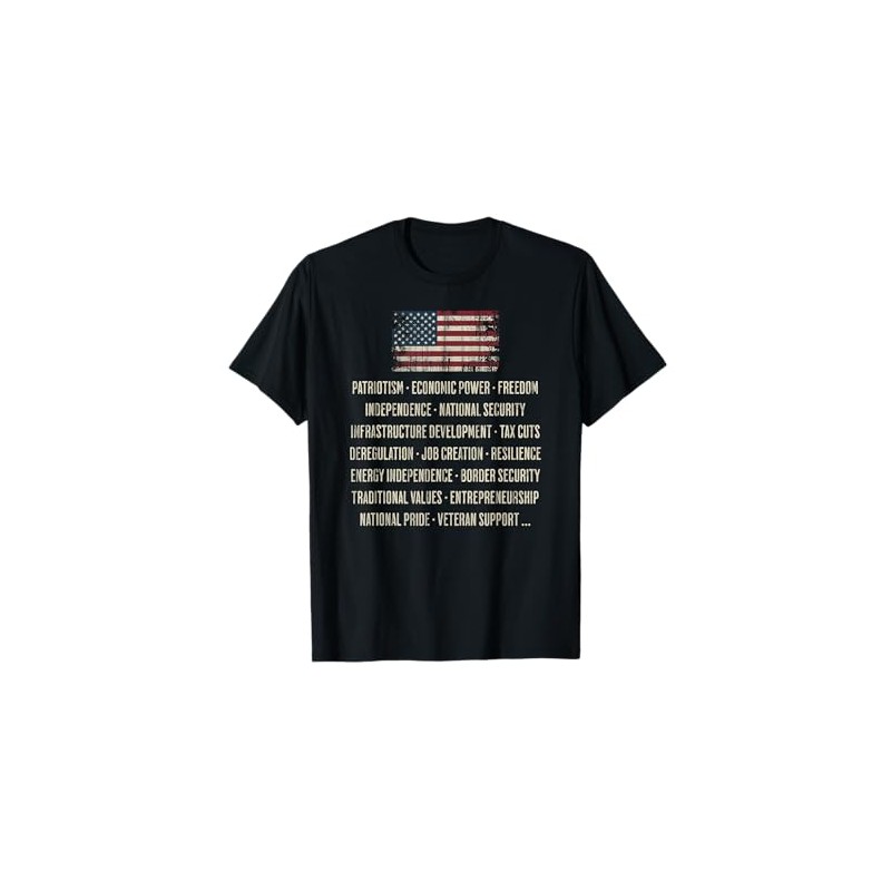 Republican Values Patriotism Freedom Independence T-Shirt