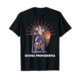 DIVINA PROVIDENTIA Knights Templar Motto T-Shirt