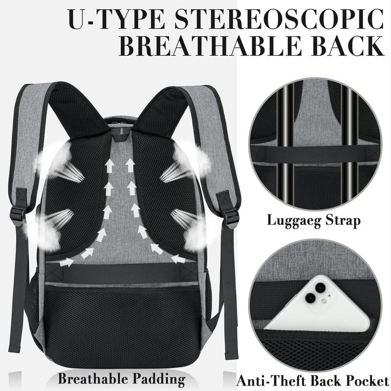 Travel Laptop Backpack, Backpacks for School College Teens, Business Anti