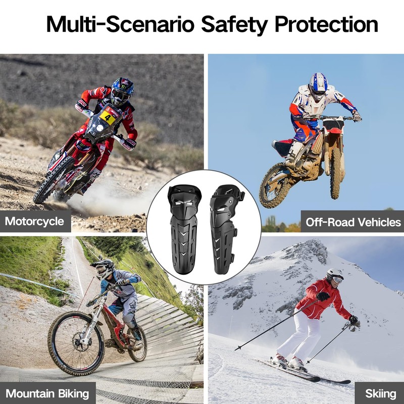 Gute Motorcycle Knee Pads with Shin Guards - Unmatched Flexibility