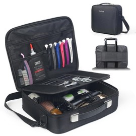 Luxtude Large Barber Case, Barber Bags for Clippers and Supplies, Travel Hair Clipper Case, Clipper and Trimmer Cases, Barbers Accessories for Wahl 5Star/Hatteker/Oneisal/Andis Grooming Kits