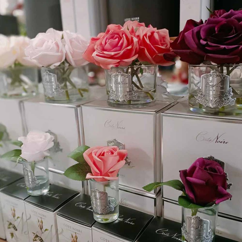 Cote Noire-Perfumed Natural Touch Rose Bud Black Magenta