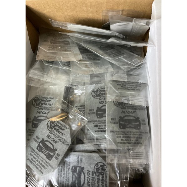 Wonder Wafers “Nu Car” Individually Wrapped Car Freshener 15 Count