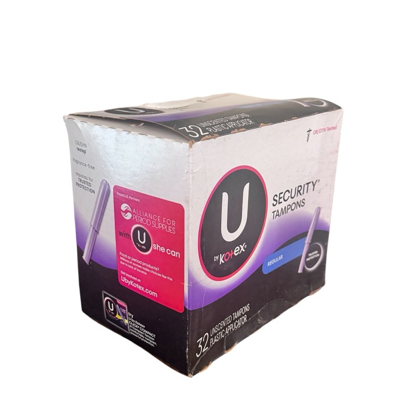 U by Kotex Kotex Security Tampons Sealed Regular Unscented 32cnt