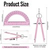 EBOOT Student Geometry Math Set, Drawing Compass and 6 Inch
