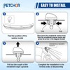 PETCHOR 4805742AC Wiper Washer Sprayer Nozzle Fits for 2009-2024 Dodge