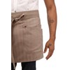 Chef Works Unisex Seattle Half Bistro Apron, Taupe, One Size