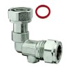 UKDeals Direct® 15mm Chrome Service Valve Angle 1/2" Inc Washer