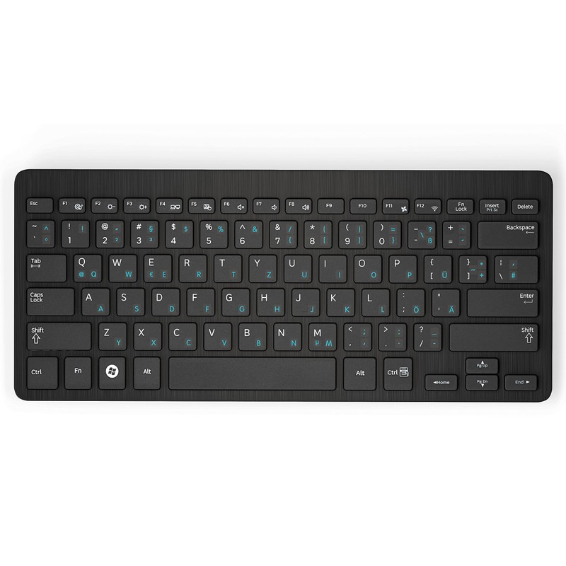Keystickers® German Universal Stickers for PC, Laptop, and MacBook Keyboards,