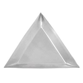 3-1/4" Aluminum Triangular Bead Sorting Tray Jewelry Making Beading Tool 6/PK