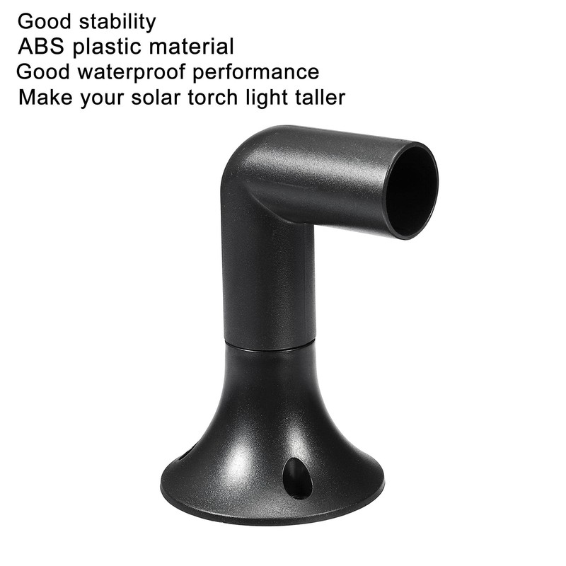 MECCANIXITY Solar Torch Light Base and Joint Kit Landscape Light