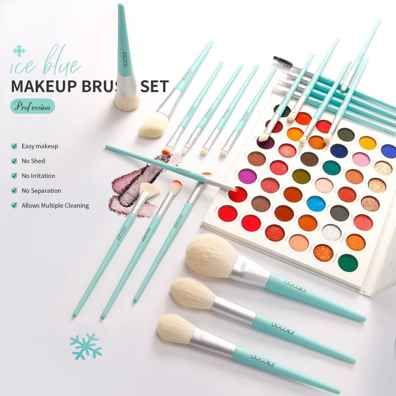 Docolor Make Up Brush Set 22 Pieces Professional Make Up