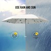 MJOFFIN Travel Mini Umbrella for Purse,Compact Umbrellas for Rain,Small Umbrella