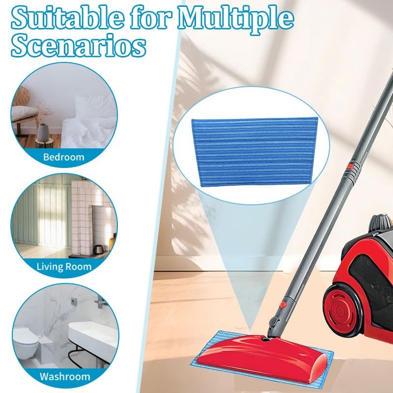 4 Pack Mop Pads Compatible with HAAN Steam Cleaning Reusable