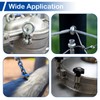 MroMax M10 x 80mm Machinery Shoulder Swing Lifting Eye Bolt,