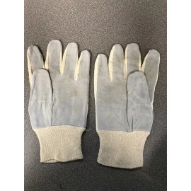 Cordova (12 Pairs) Split Cowhide Leather Palm Work Gloves Canvas Back, Large Free Ship